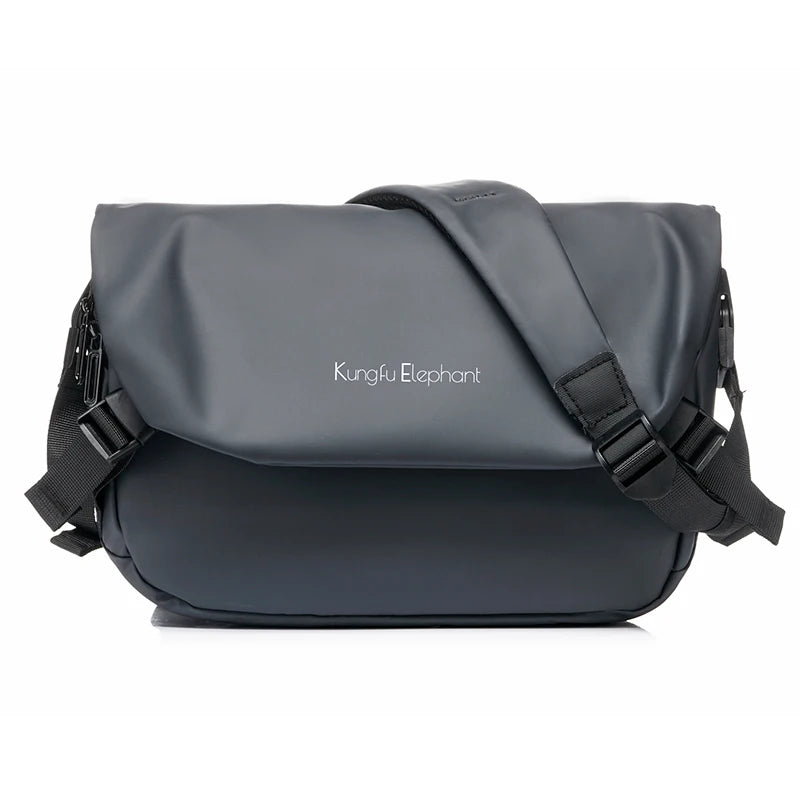 New Men Single Shoulder Bag PU Leather Male Crossbody Outdoor Bags Man Casual Travel Waterproof Retro Zipper Messanger Bag Hot