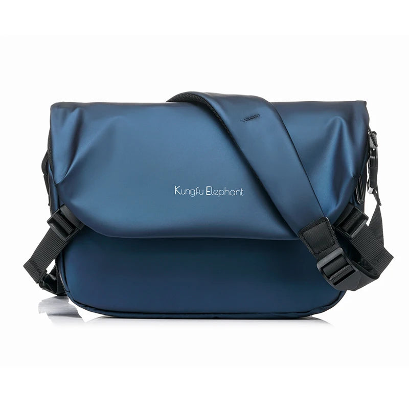 New Men Single Shoulder Bag PU Leather Male Crossbody Outdoor Bags Man Casual Travel Waterproof Retro Zipper Messanger Bag Hot