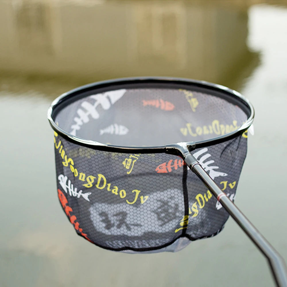 Fishing Net Head Carbon Anti-hook Fishing Net Ultra Light Titanium Alloy Solid Deepening Fishing Net Fishing Tool Accessories