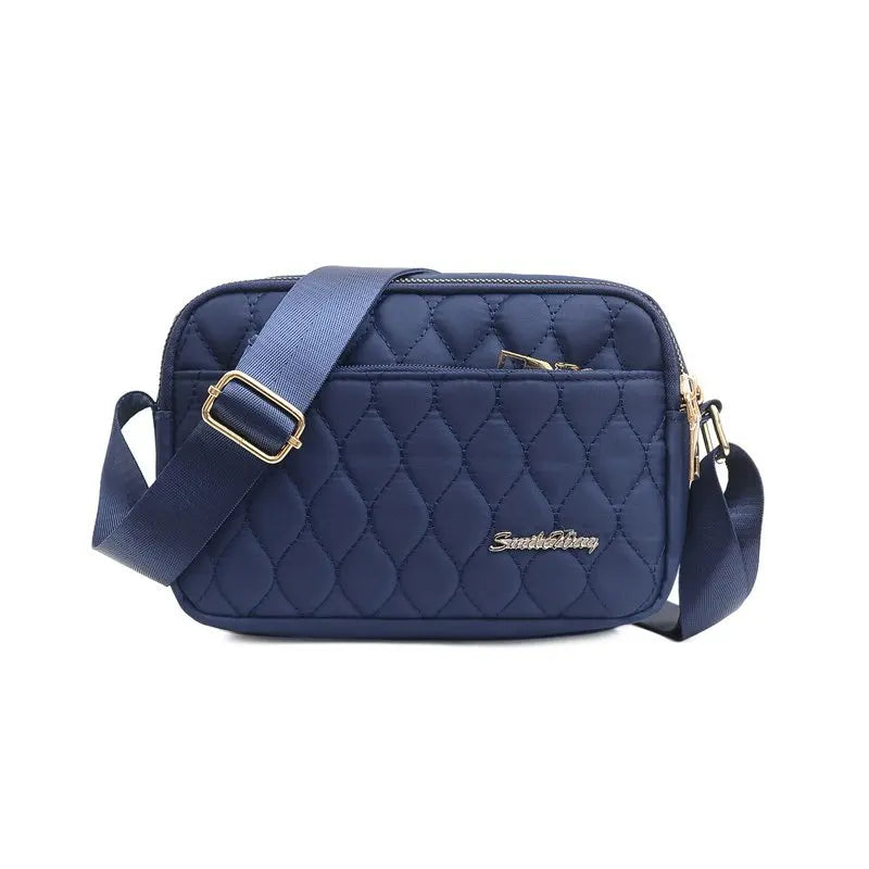 Women Nylon Handbags Messenger Bag Washed Tote Lightweight Waterproof Shoulder Bags Fashion Zipper Crossbody Bag Purse