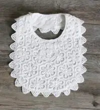 Brand New Baby Girls 100% Cotton Lace Bibs Baby Burp Cloths 0-3Year