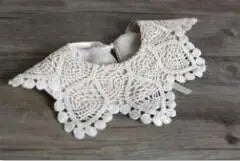Brand New Baby Girls 100% Cotton Lace Bibs Baby Burp Cloths 0-3Year