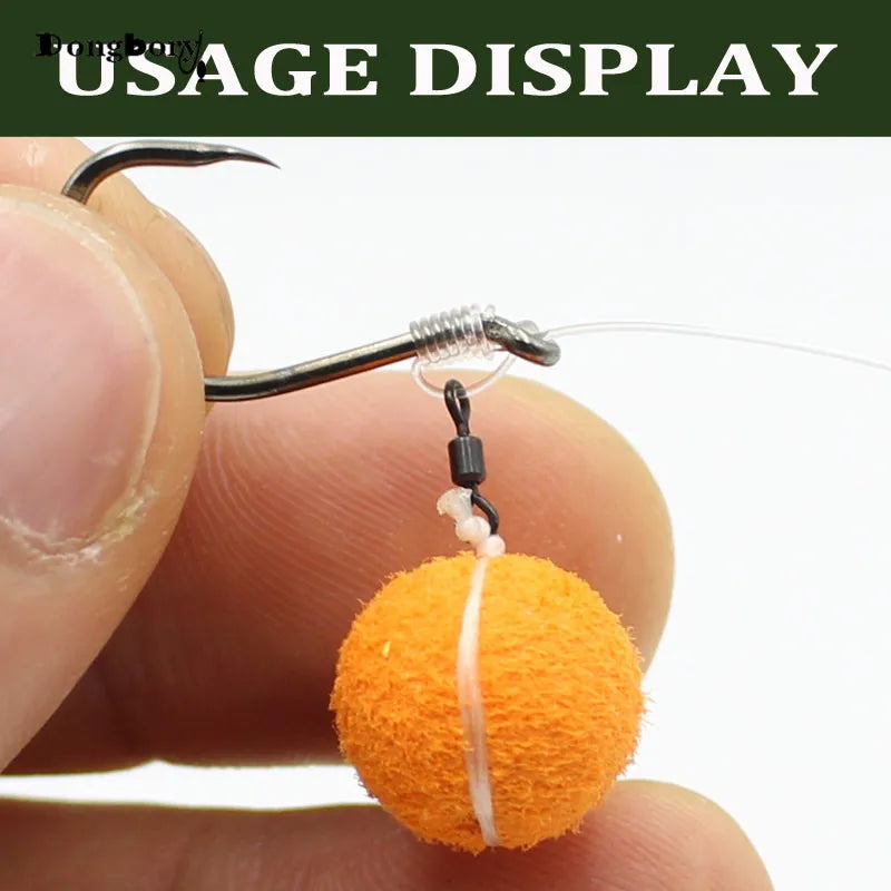 50m Carp Fishing Accessories Bait Floss Grips POP UP Boilies Holder Chod Hair Ronnie Rig Method Feeder Fishing Tackle Terminal
