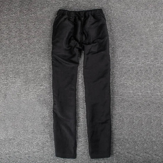 Men's Linen Pants Long Cotton Casual Pants Men Solid Trousers For Men Cargo Pant Homens Pantalons Pour Mannen Broek