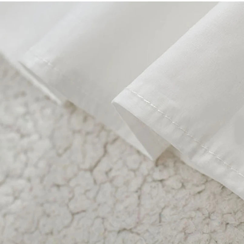 Baby Girl's Blouse Summer New Cotton Breathable Shirt Tops Clothing for Girls Versatile Ruffle Collar Short Sleeved T-shirt