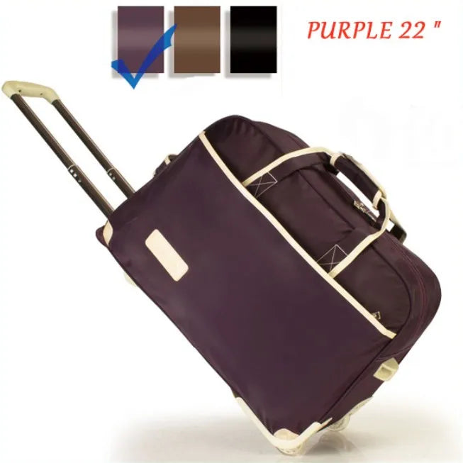 Women Travel Bag on Wheels Luggage SuitcaseTrolley High Quality Luggage Rolling Suitcase Female Casual Thickening Rolling Case