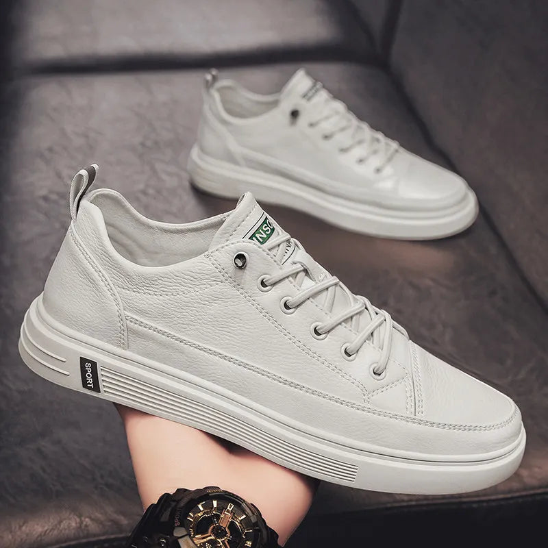 New Shoes for Men Comfortable Flat Men's Casual Shoes Outdoor Wild Men's Sneakers High End Fashion One Pedal Dress Shoes Male