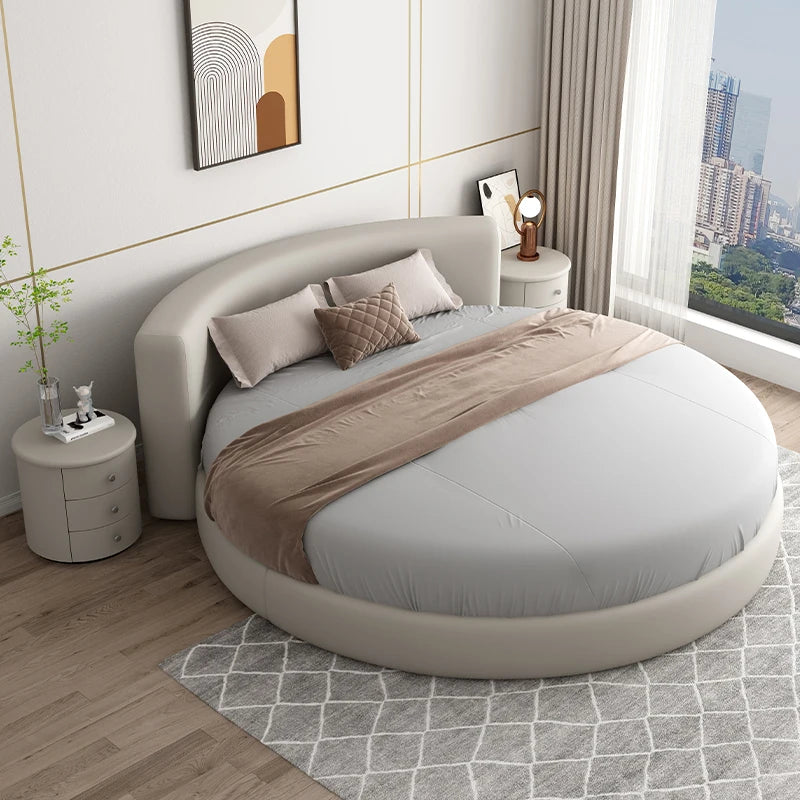 Bedroom Double Bed Queen Children Luxury Modern Castle European Bed Design Beauty Simple Sleeping Wood Cama Salon Furniture