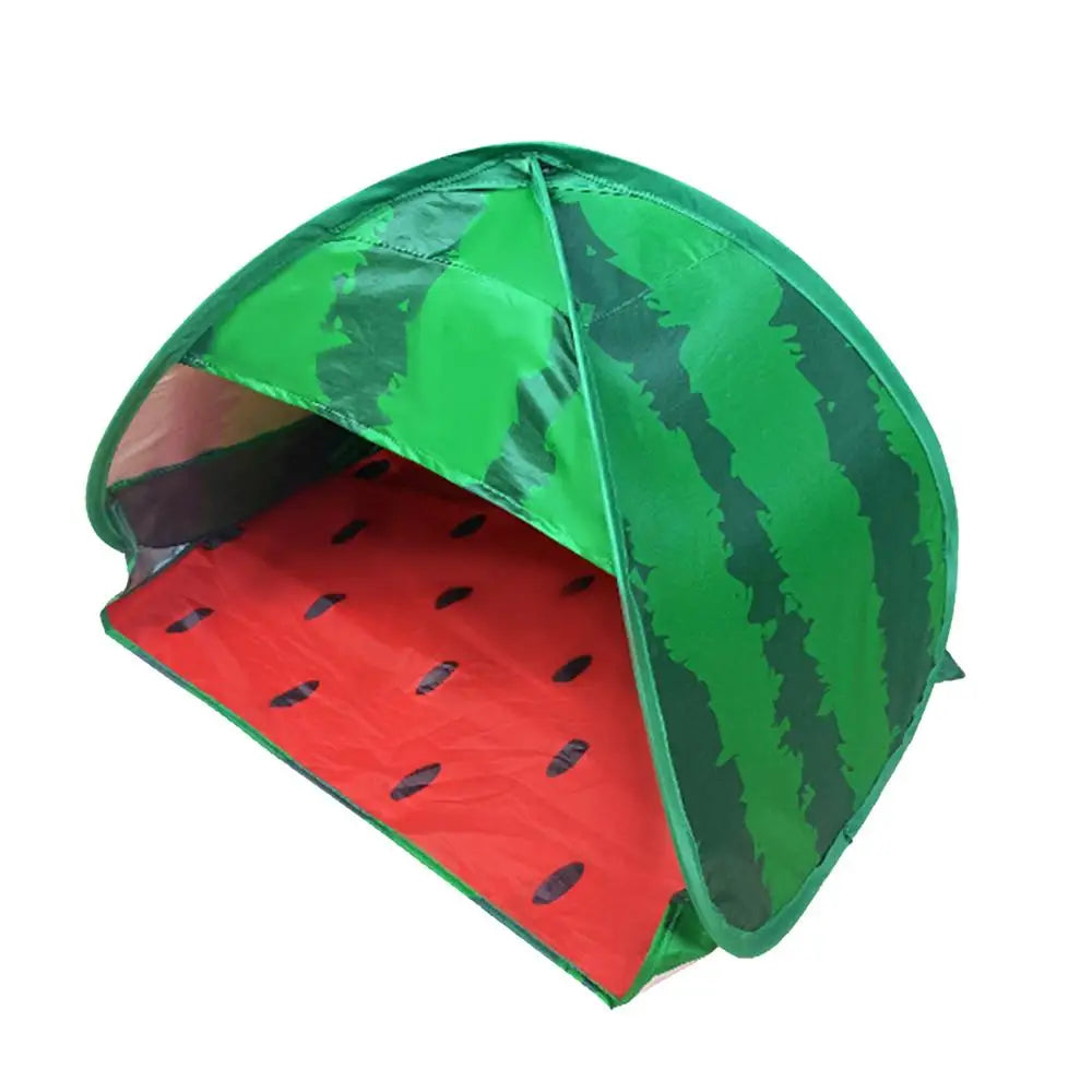 Beach Awning Watermelon Form Tent Camping Tent Waterproof Anti UV Tent Ultralights Pop Up Tent Summer Pet Protection