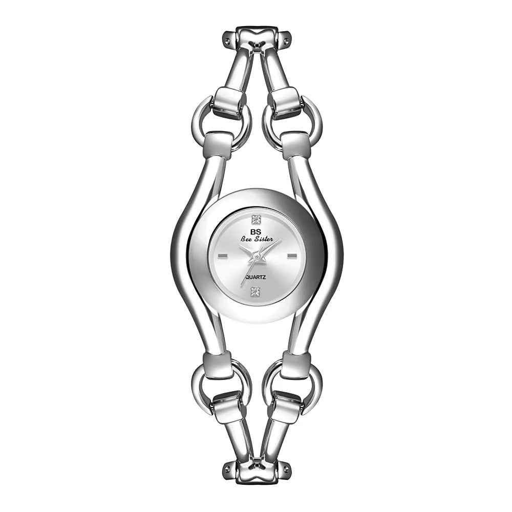 Women Bracelet Watches Top Brand Luxury Elegant Fashion For Ladies Wrist Watches Steel Quartz Female Clock Gold High Quality
