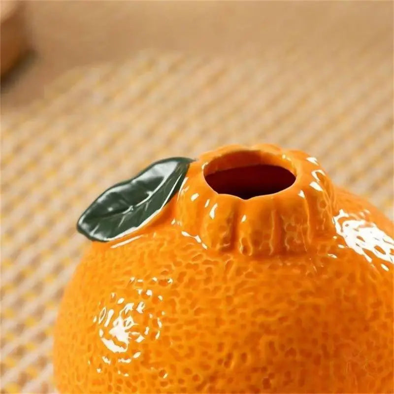 Tangerine Vases for Home Living Room Decorations Dried Flower Vases