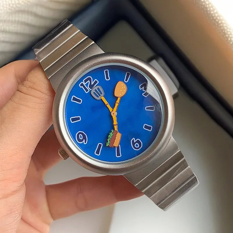 Men's Watch Simple Design Original Creative Cartoon Waterproof Couple Watch For Men Women Fashion Quartz Wristwatch Gift