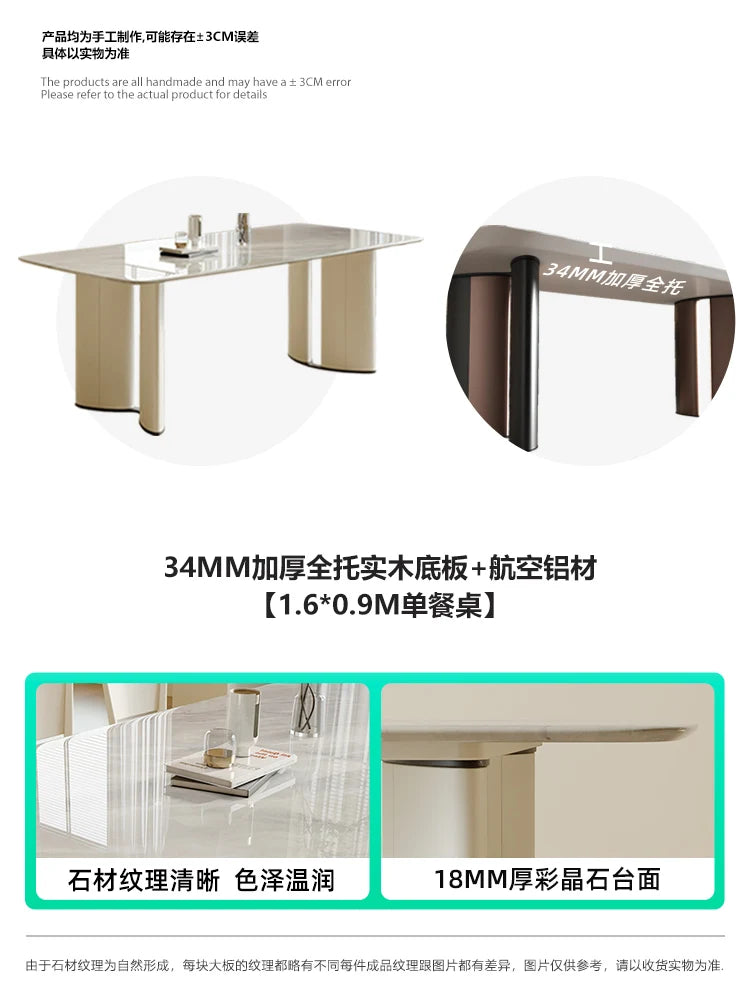Corner Writing Dining Table Conference Restaurant Center Salon Writing Dining Table Modern Service Mesa Comedor Furniture