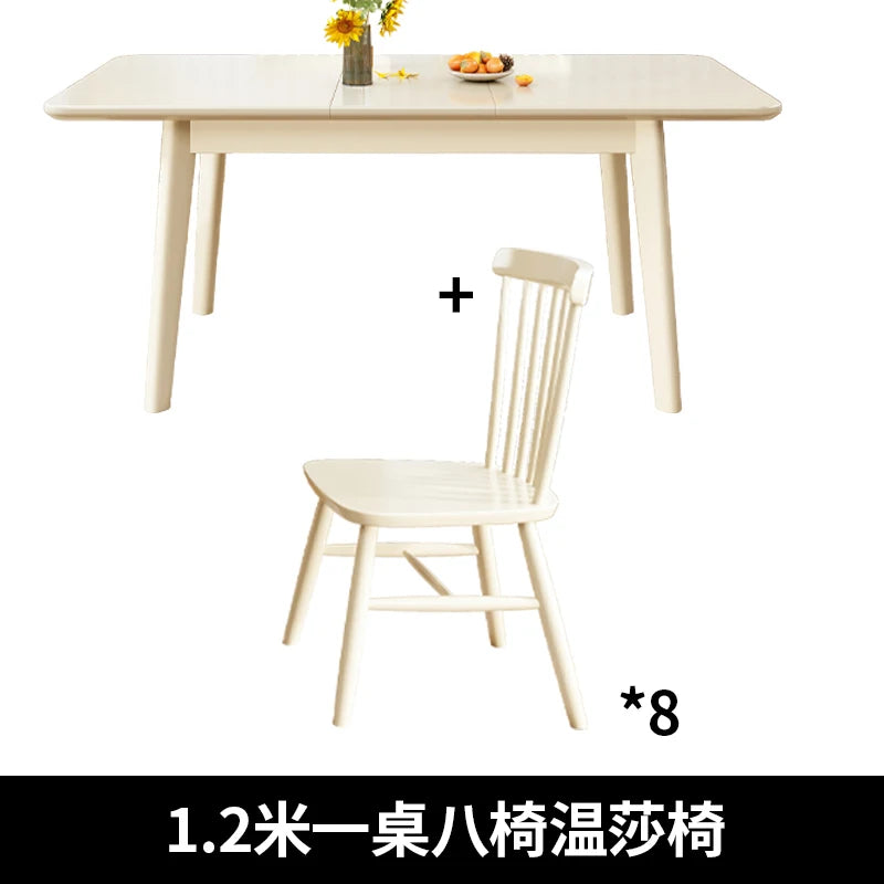 Nordic Waterproof Dining Table Breakfast Minimalist Luxury Design Dining Table Rectangle Farmhouse Mesa De Comedor Furnitures