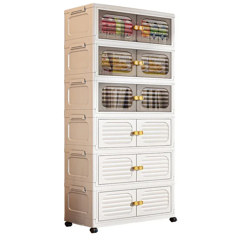 Household living room, toy cabinet, storage rack, storage cabinet, folding storage box, snack cabinet, finishing box.