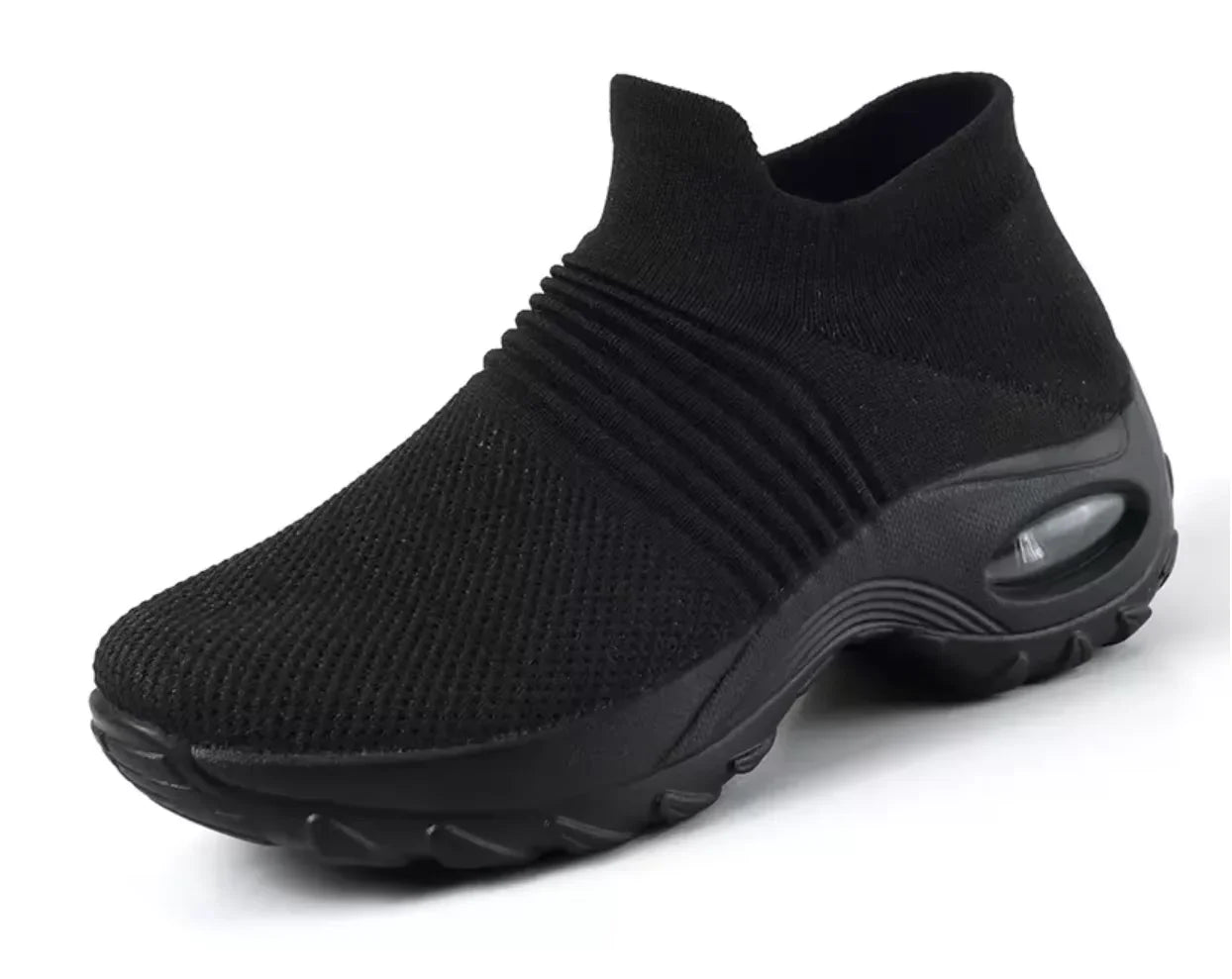 Women's Shoes Are Fashionable Casual Trendy Breathable Mesh Shock Absorbing Thick Soled Comfortable Cushioned Running Shoes