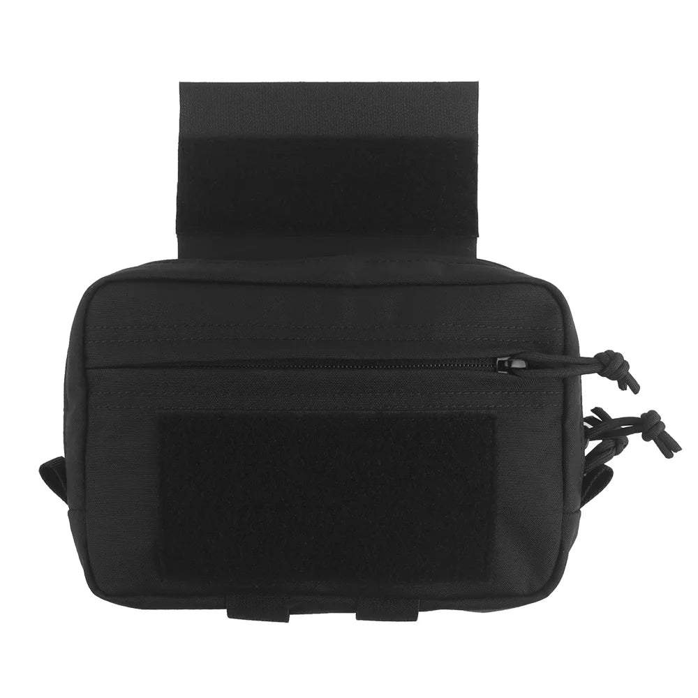 Hunting vest secondary hanging bag, back chest hanging, expansion accessory bag, multi-functional bag