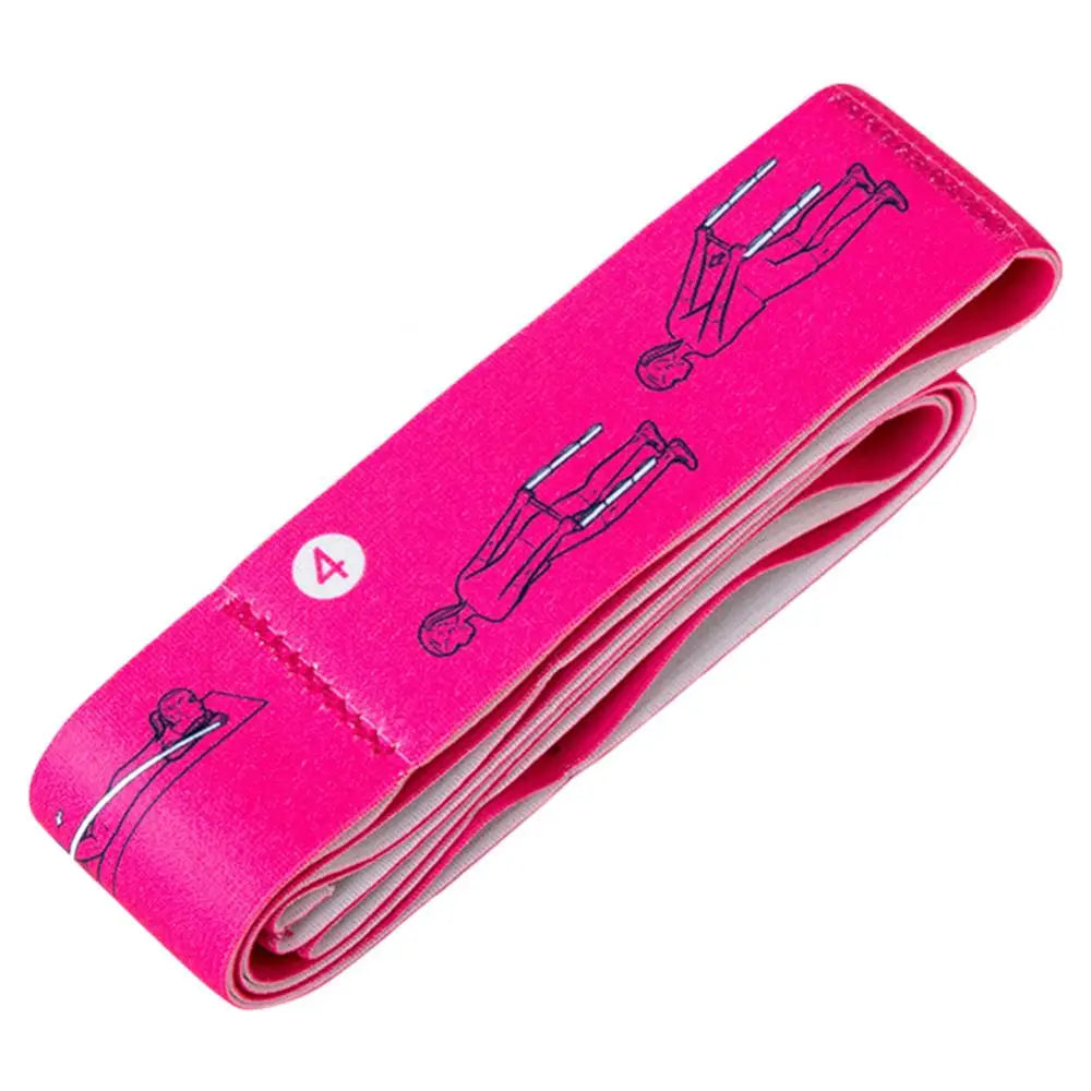 Gym Fitness Resistance Band Training Belt Tension Belt Women Men Elastic Yoga Pilates Stretch Strap Belt Fitness Equipment
