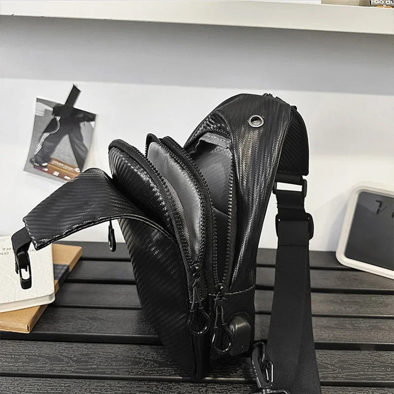 Men's Waterproof Shoulder Bag Simple Business Travel Fashion Bag Fashion Leisure Sports Backpack Outdoor Hiking Bag