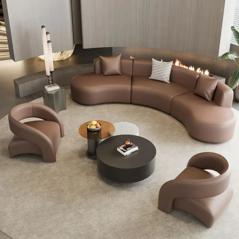 Moder White Sofa Minimalist Individual Curved Nordic Loveset Sofa Arm Recliner Living Room Oturma Odası Kanepeleri Furniture