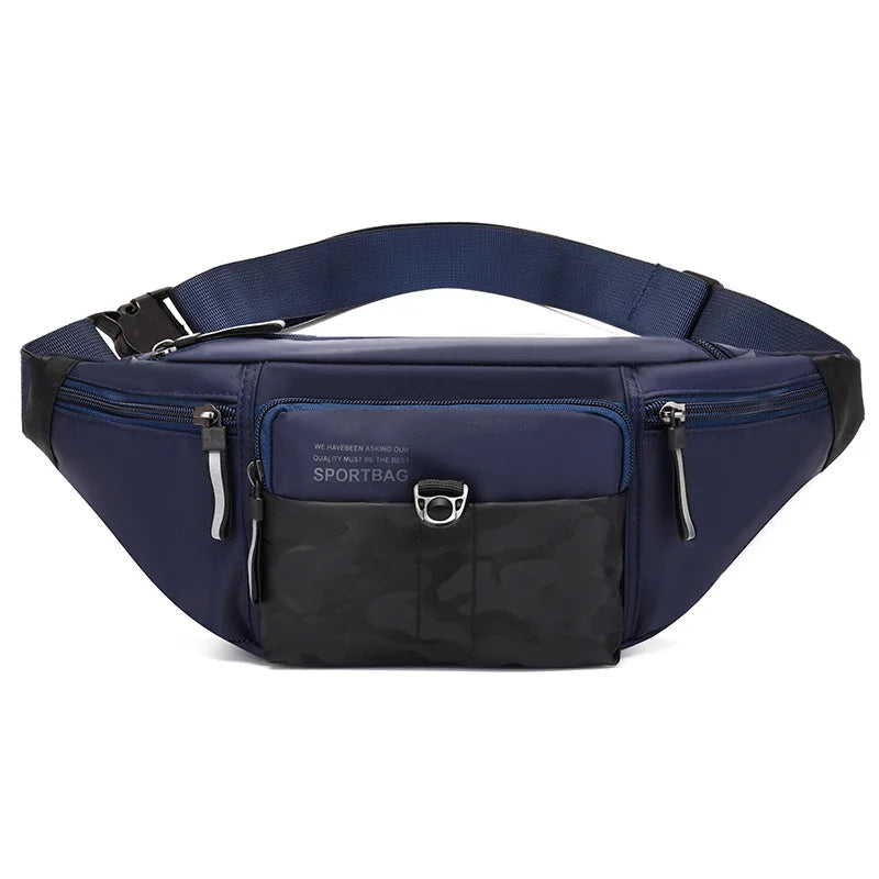 Men's Outdoor Multi-Pocket Waist Bag Tactical Climbing Hiking Chest Bag Outdoor Sports Hunting Camping Cycling RIde Shoulder Bag