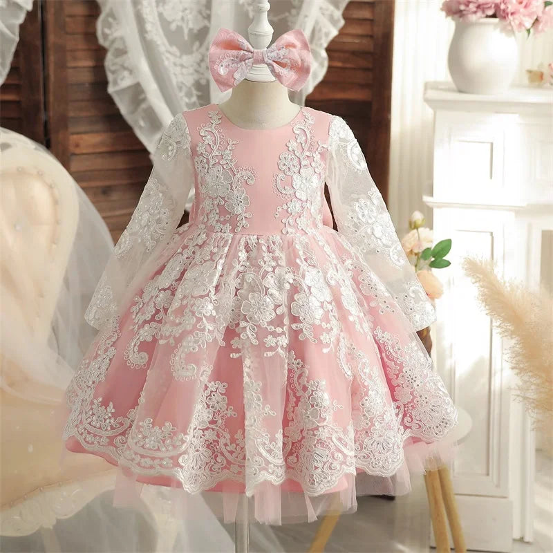 Baby Girl 1st Birthday Dress Newborn Christening Gown Infant Girl Dress Toddler Baptism Dress Baby Vestidos Baby Christmas Dress