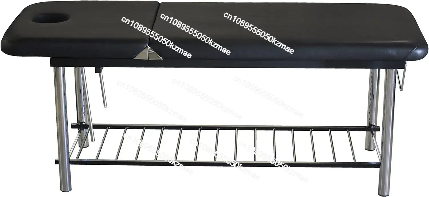 Metal Frame Edition of Smart Massage/Facial Bed & Table +600lbs Black (Heavy Duty) 72x25x29 Inch (Pack of 1)