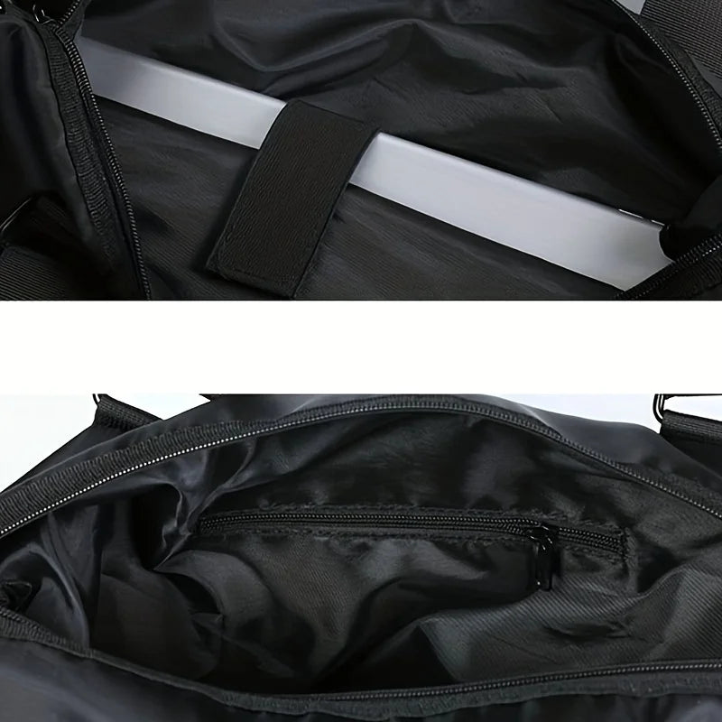 Hand-held travel bag men business travel large capacity duffel bag short distance lightweight casual shoulder bag