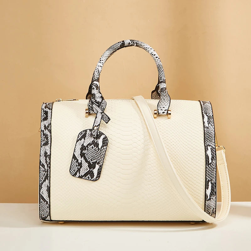 Women's Bag 2025 Fashion New Bag Large Capacity Bag Fashion Tote Bag Travel Shopping Leisure Commuting Bag Can Be Hand-Held Hand