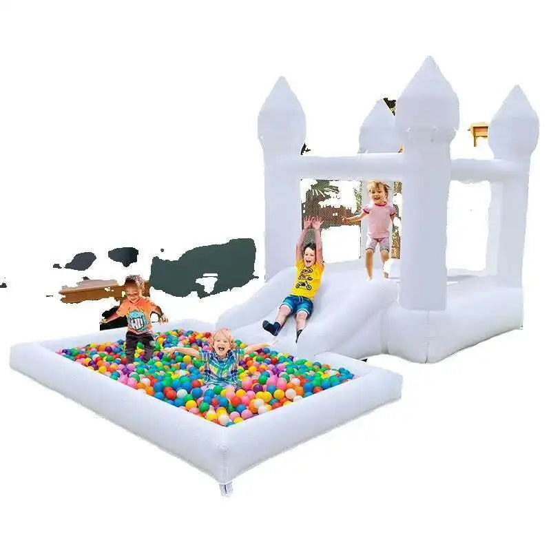Outdoor 9Ft Indoor Iatable Games For Children Jumping Castle With Slide And Ball Pit Bouncy Castles Bouncing House
