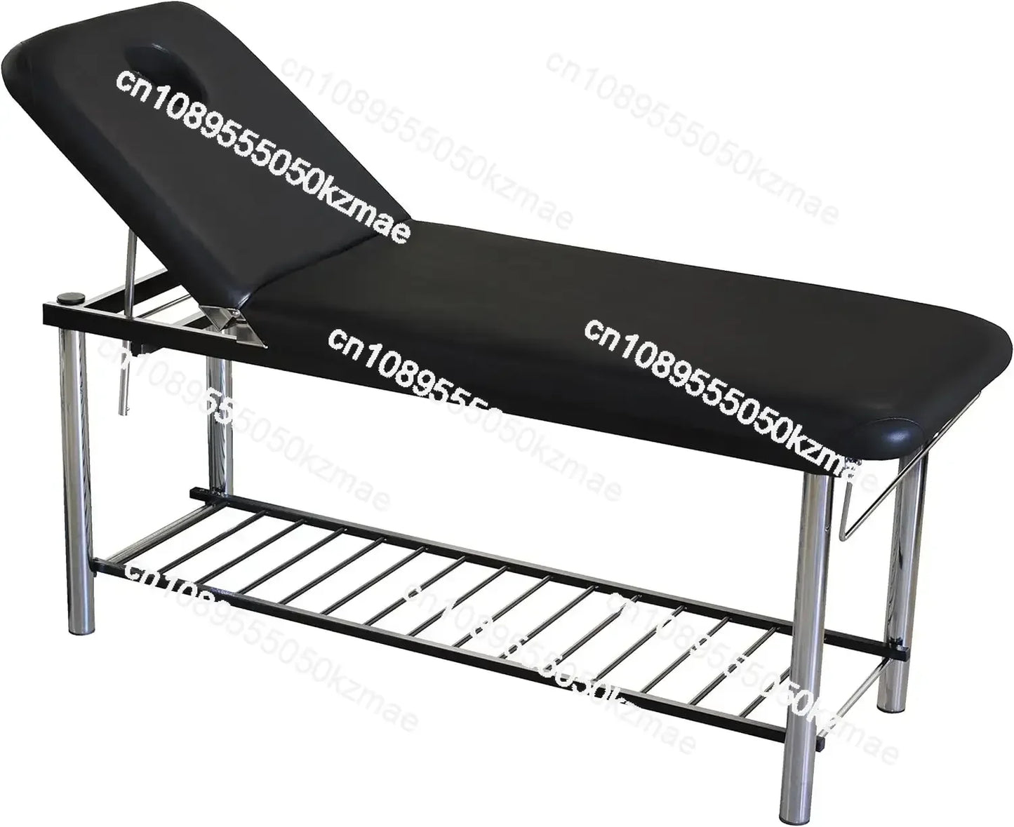 Metal Frame Edition of Smart Massage/Facial Bed & Table +600lbs Black (Heavy Duty) 72x25x29 Inch (Pack of 1)