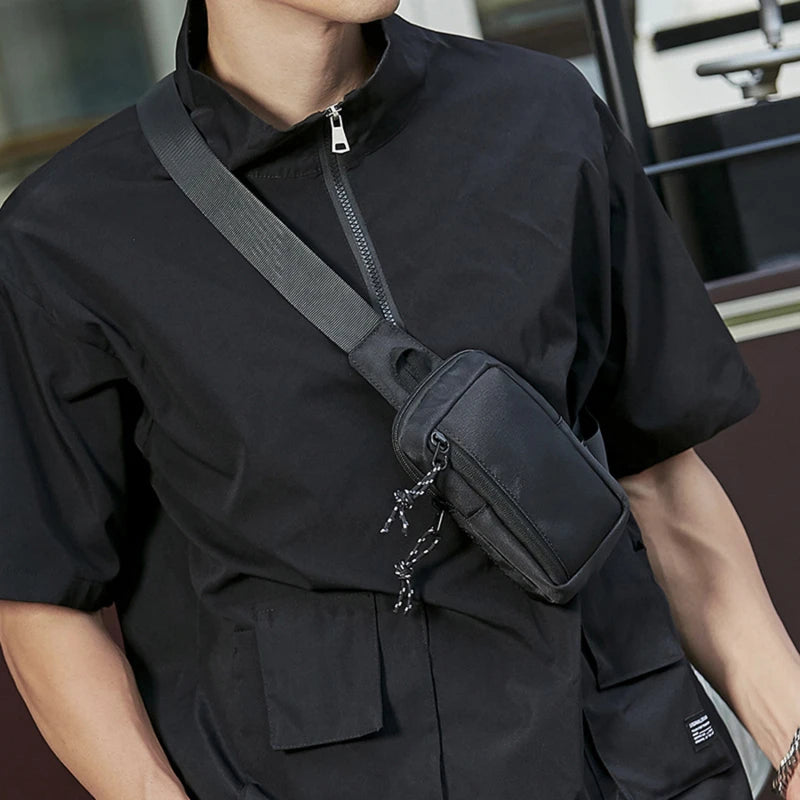 Men Chest Bag Mens Shoulder Body Bag Oxford Fashion Man Side Sling Crossbody Bag for Male Casual Handbag Travel Phone Bags