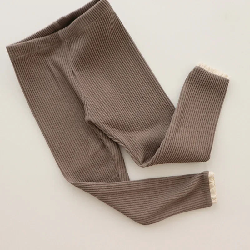 Newborn Leggings For Baby Girl Clothes Infant Kids Ribbed Autumn Kids Trousers Toddler Girl Leggings Baby Clothing