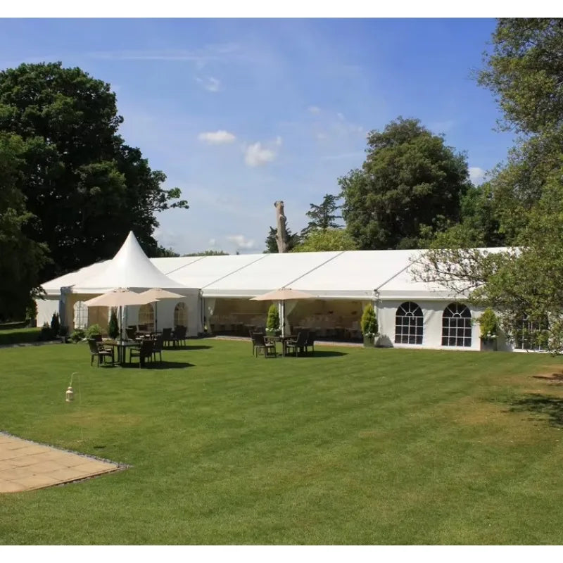 Outdoor Large Wedding Tent with Aluminium Frame PVC Canopy for Party Events Trade Shows Hotel Use