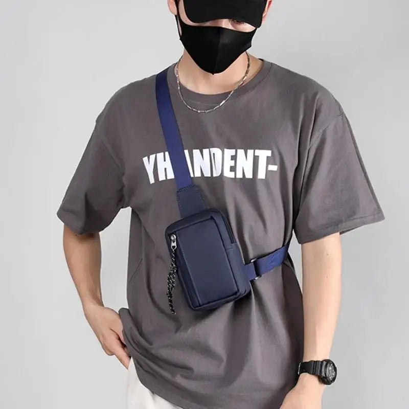 New Handbags Design Men's Chest Bag Casual Travel Waist Men Shoulder Messenger Male Handbag Crossbody Back Packs