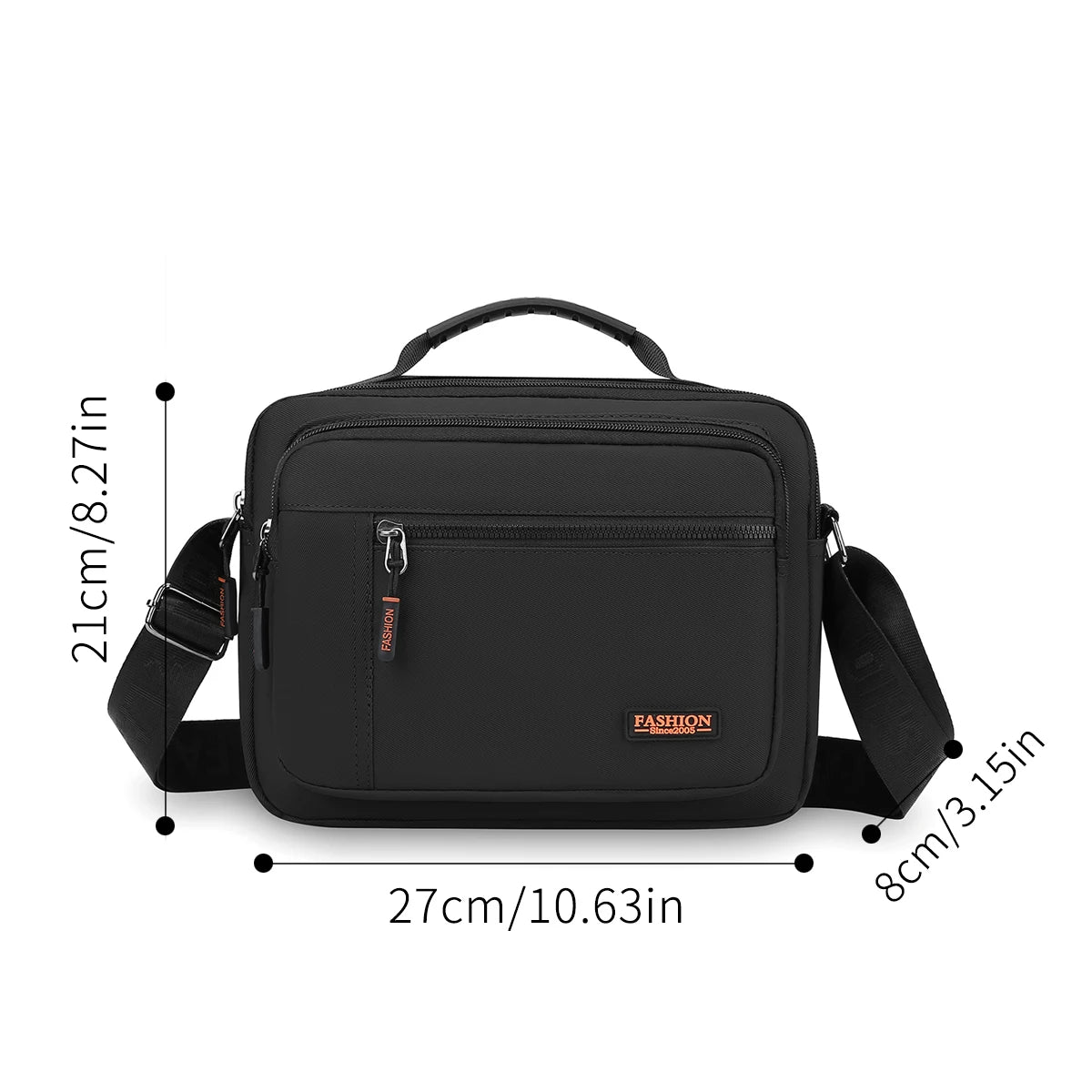 New Men's Single-Shoulder Bag - High-End Business Crossbody Bag With Simple And Versatile Design For All Occasions