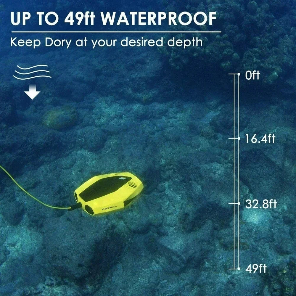 4K Underwater Drone with Robotic Arm Ai Vision Lock 360 Omnidirectional Movement 100m Diving Underwater Rov Kit Equipment