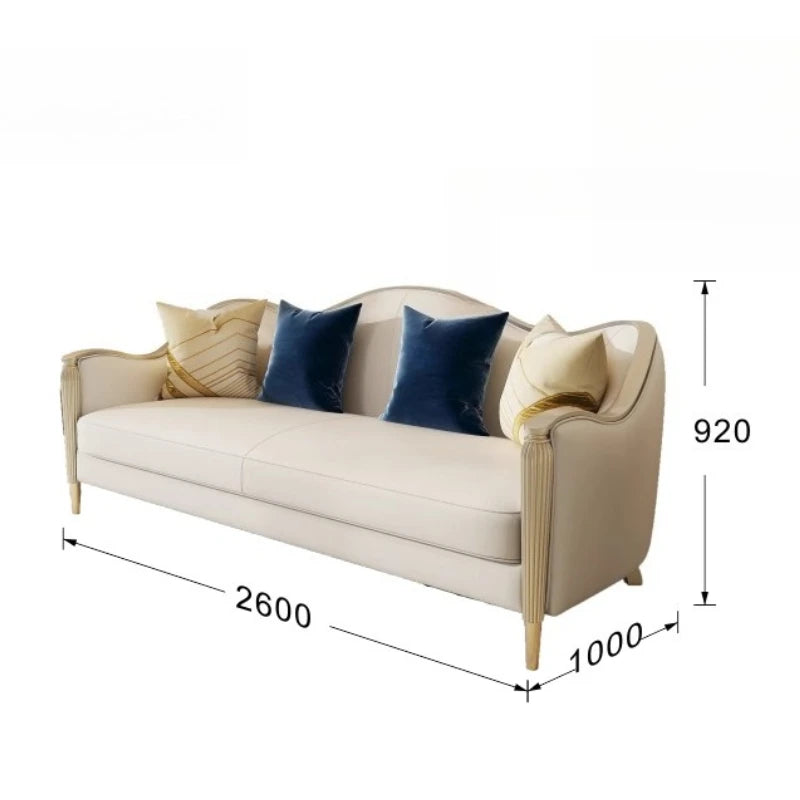 Classic Waterprof Sofa Designer Adults Romantic Cushion Sofa Elegant Living Room Muebles Para Habitacion Home Accessories