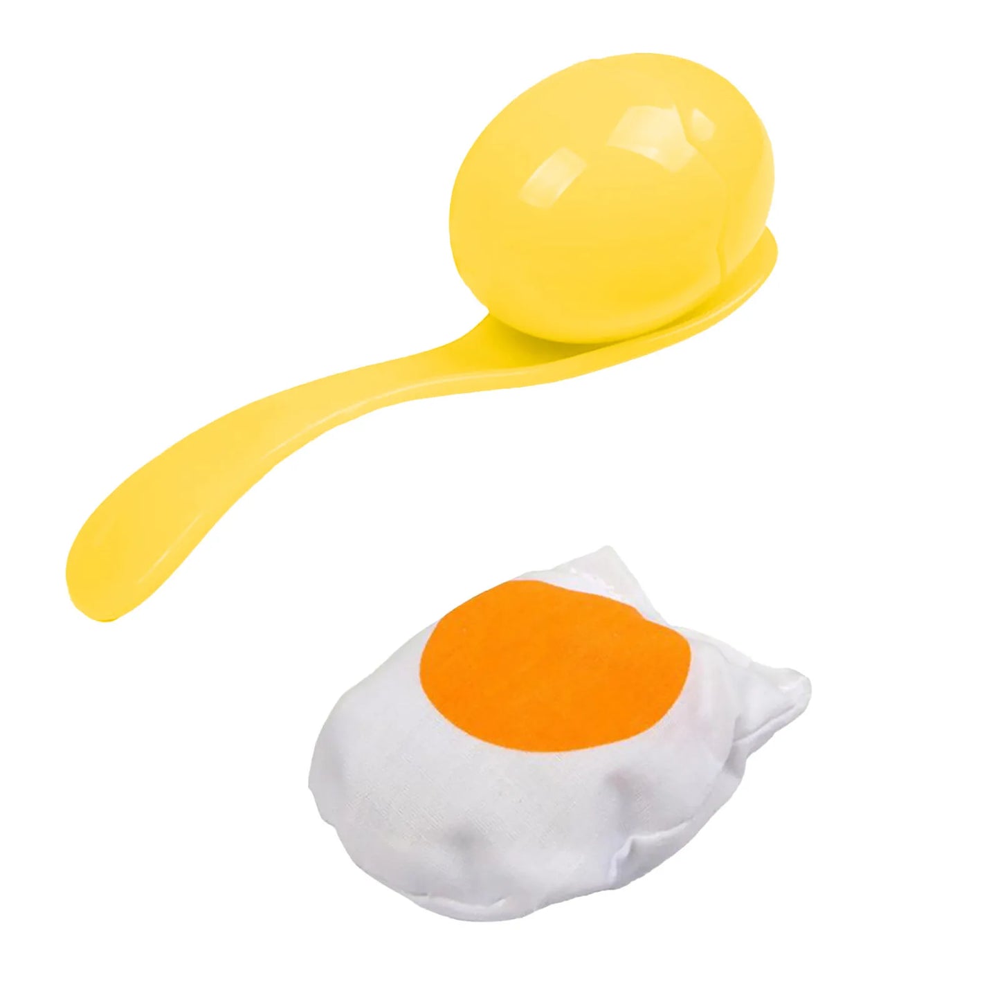 Eggs And Spoon Race Game Set With Yolk Outdoor Games For Kids Field Sport Party Favors Toy Parent-child interactive game toys