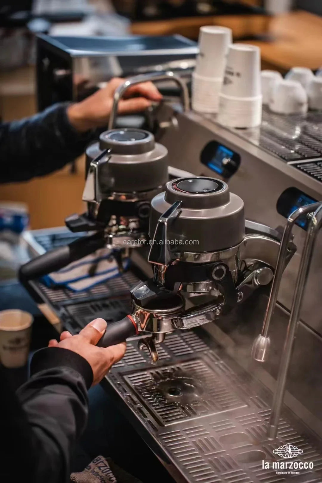 Professional Coffee MachineLa Marzocco Strada Espresso Coffee Machine Cappuccino Maker Automatic Brewing Function