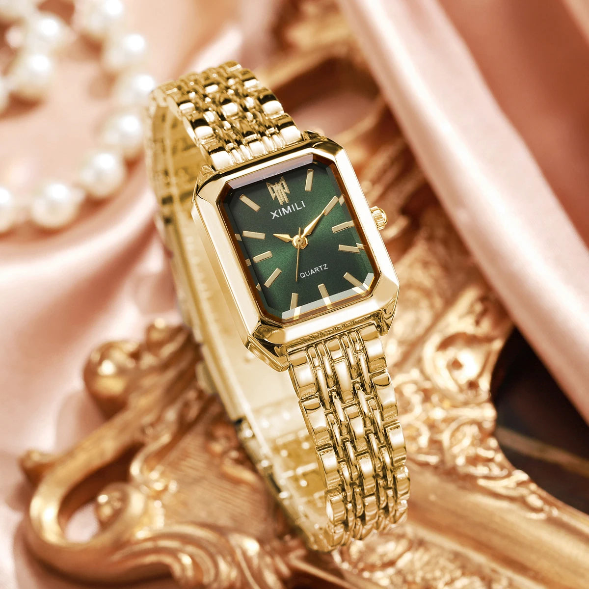 Women's Luxury Exquisite Watches Versatile Ladies' College Style Quartz Business Watches Adjustable Strap Watch Gifts For Girl