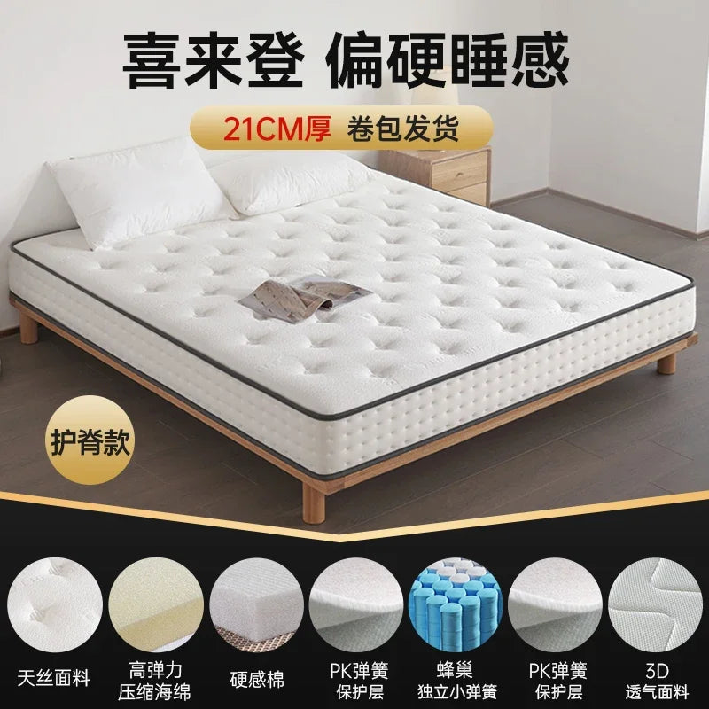 King Size Modern Mattress Soft Double Latex Luxury Designer Mattress Queen Bedroom Colchon Matrimonial Bedroom Furniture
