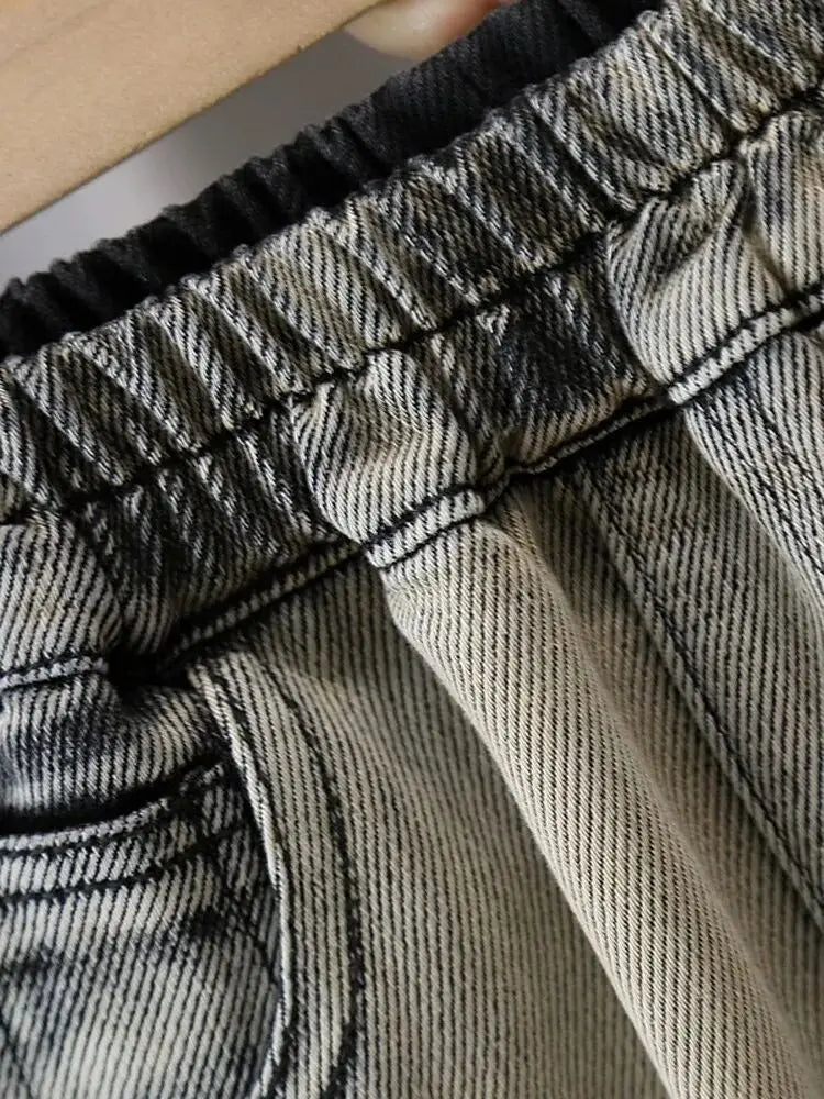 Baby Boy Jeans Spring and Autumn Children's Rascal Handsome Casual Pants Kids Trousers