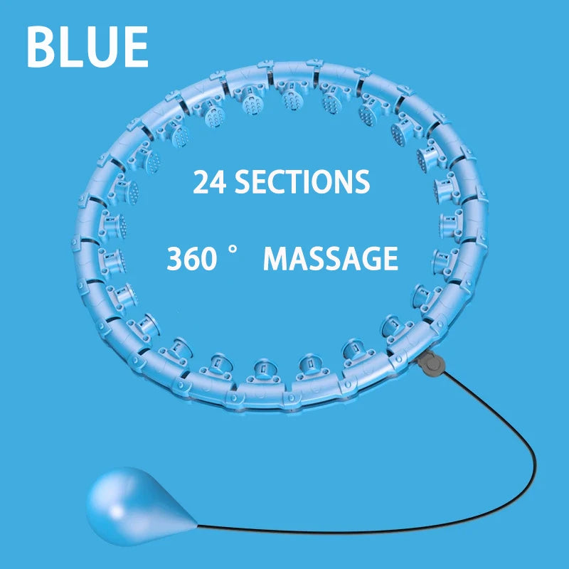 Fitness Hoop Weights to Exercise At Home Sports Entertainment Sport Equipment for Slimming Gym Ring Portable Body