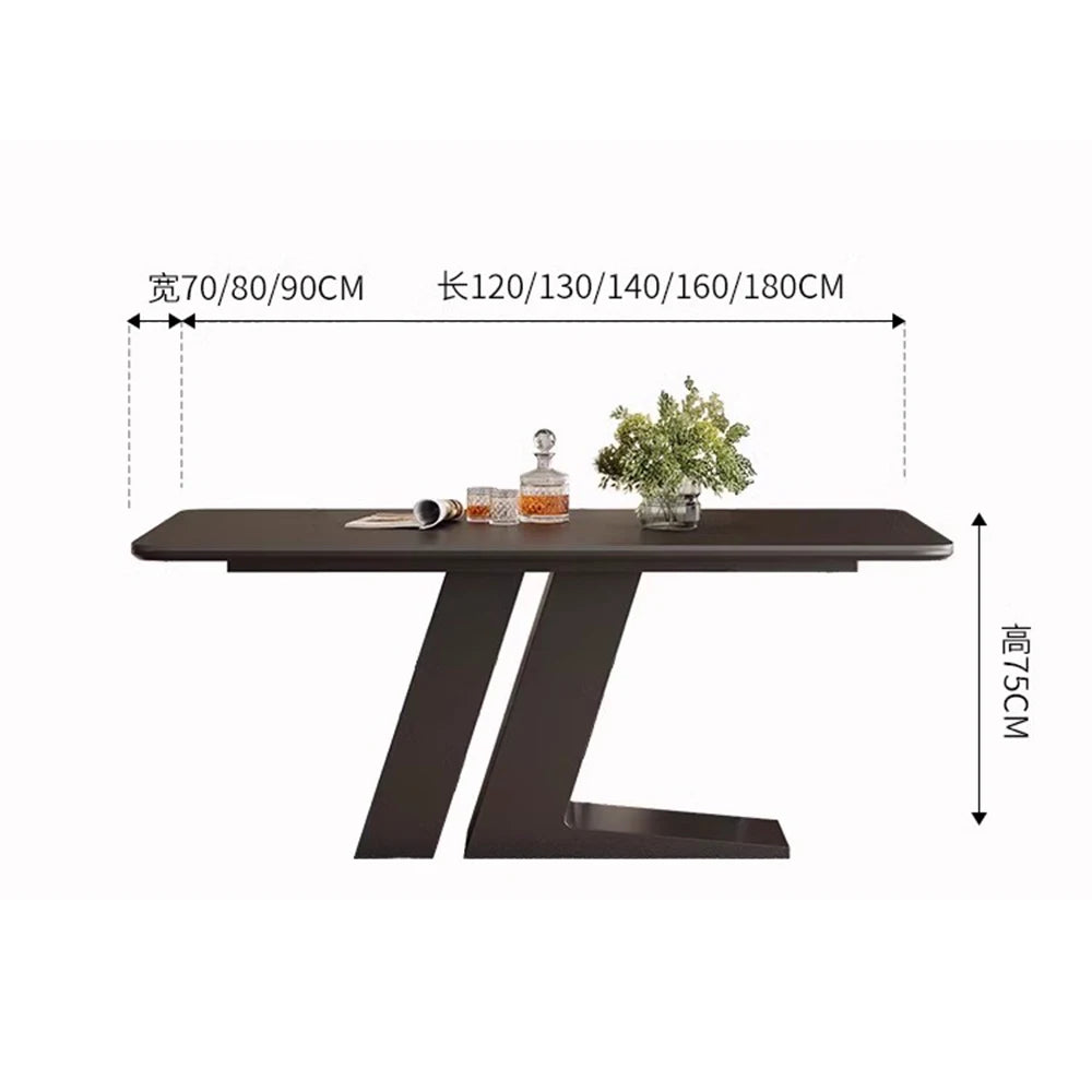 Nordic Living Dining Table Luxury Waterproof 6 People Minimalist Dining Table Rectangle Modern Tavoli Da Pranzo Home Furniture
