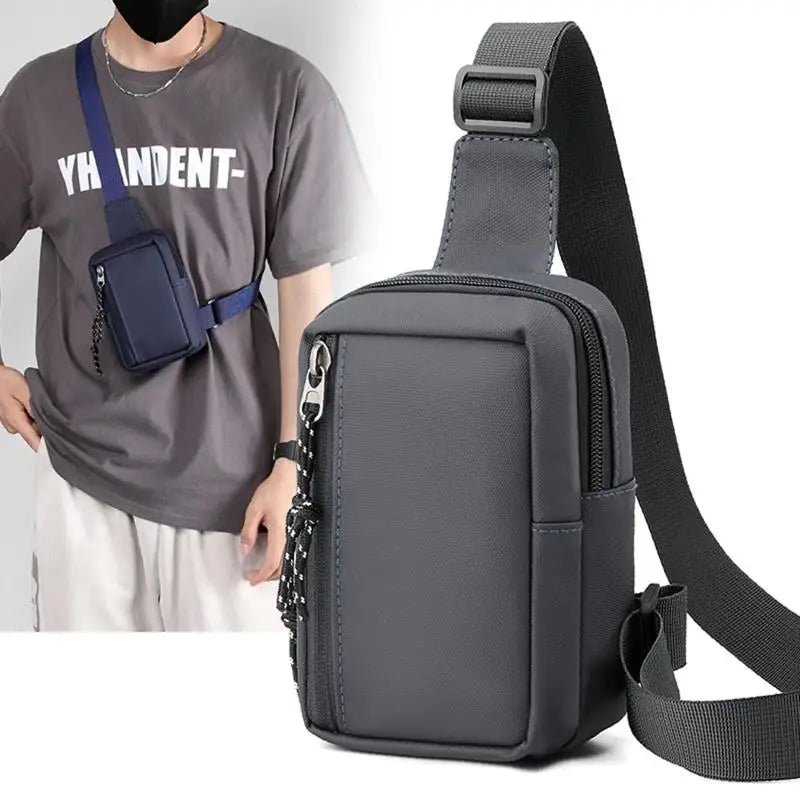 New Handbags Design Men's Chest Bag Casual Travel Waist Men Shoulder Messenger Male Handbag Crossbody Back Packs