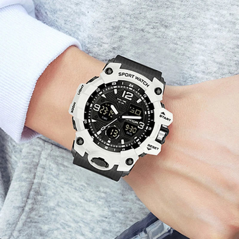 Men's Watches Top Brand Luxury 5ATM Waterproof Sport Military Wristwatch Quartz Watch for Men Clock Relogio Masculino 6024
