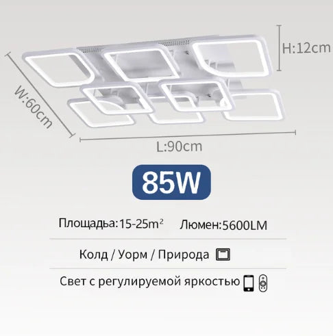 New LED Ceiling Lamp Home for Living Room Bedroom Dining Room Lighting Fixtures Modern Indoors Decorative Lamps