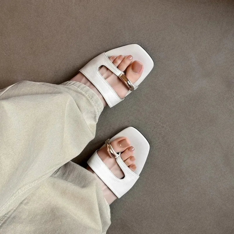 Women Slippers Casual Anti-slip Designer Comfortable Outdoor Sandals Fashion Elegant Flat Shoes Summer New Slides Women Slippers