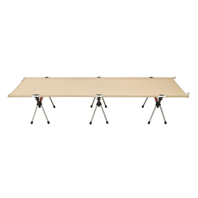 Camping Folding Cot High Legs One Person Outdoor Office Nap Sleeping Bed